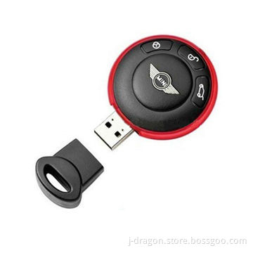 Round & Circle Car Key Shape USB Flash Pen Drive